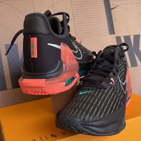 Nike LEBRON WITNESS VI Black/Metallic Silver Sequoia Men’s ••• - Picture 10 of 16